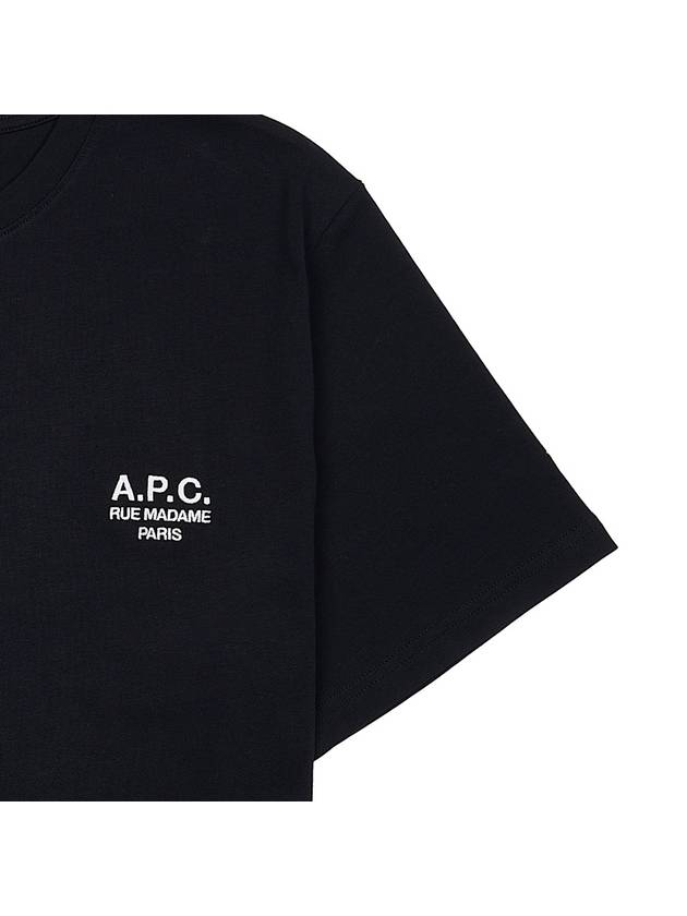 Raymond Short Sleeve T-shirt Black - A.P.C. - BALAAN 7