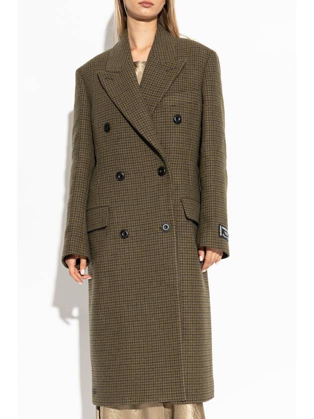 Acne Studios Wool Coat, Women's, Green - ACNE STUDIOS - BALAAN 3