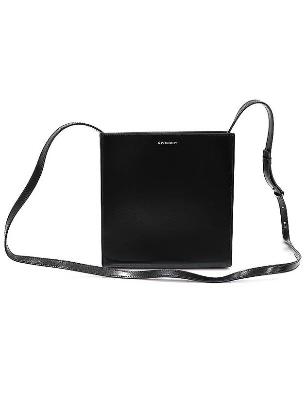 Black Glossy Calfskin 4G Logo UNIFORM Square Cross Bag - GIVENCHY - BALAAN 4