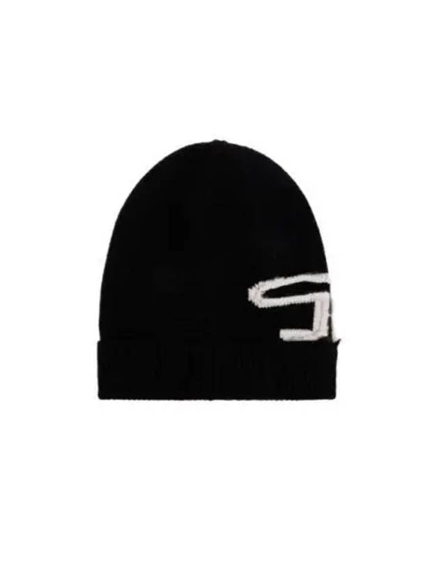 K-Peel Logo Intarsia Beanie Black - DIESEL - BALAAN 2