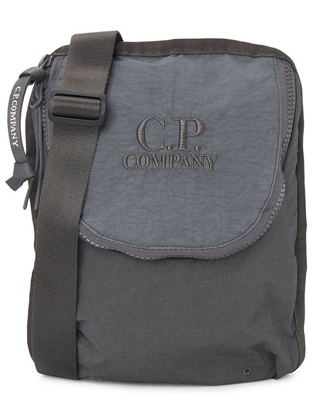 Plain Paper Touch Cross Bag Grey - CP COMPANY - BALAAN 1