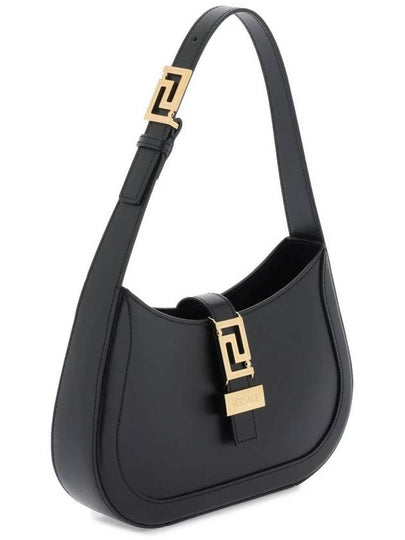 Greca Goddess Small Hobo Shoulder Bag Black - VERSACE - BALAAN 2