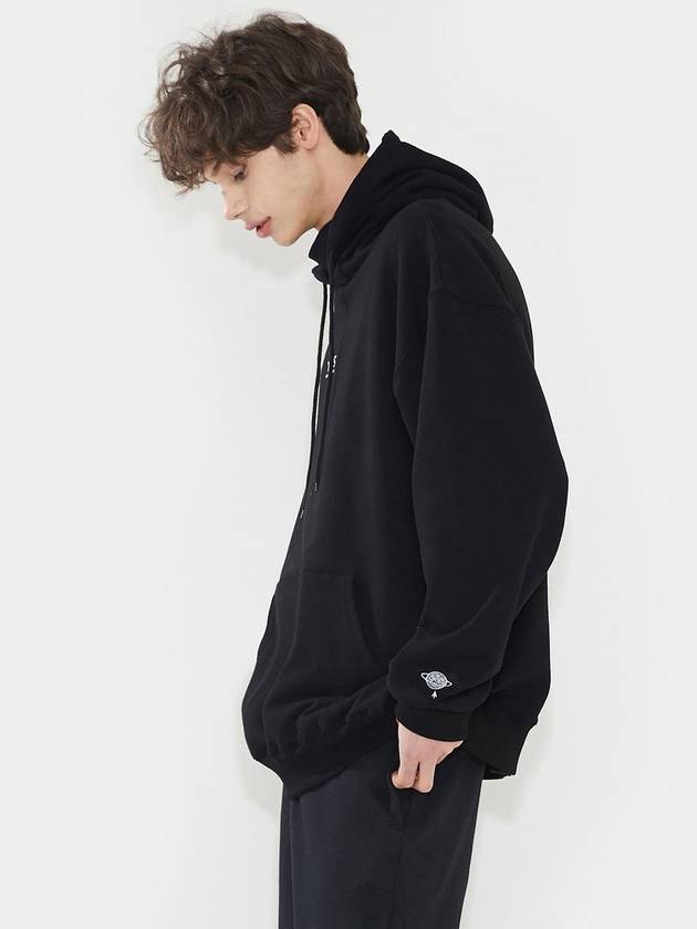 YES Mask Hoodie Oversize fit Black - AOX - BALAAN 5