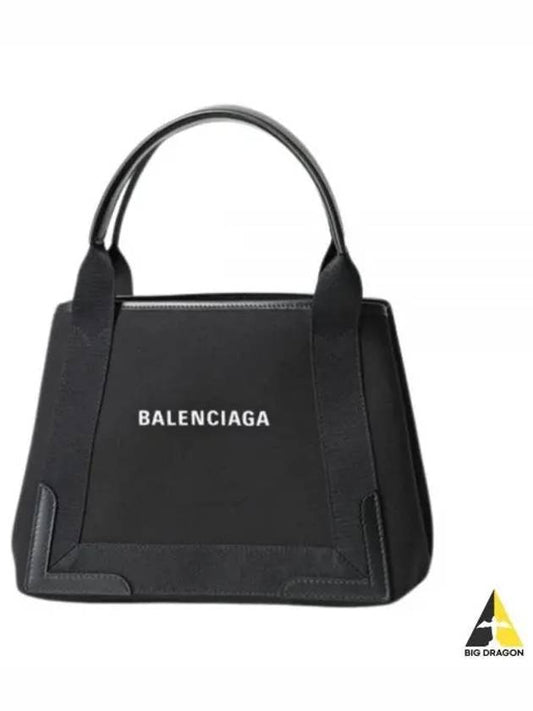 Cabas Logo Canvas Small Tote Bag Black - BALENCIAGA - BALAAN 2