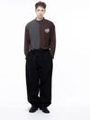 Men s M243PT02BK Jaguard String Rug Pants Black - CHANCE'S NOI - BALAAN 1