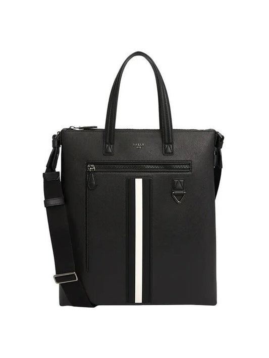 Logo Mahir Cross Tote Bag Black - BALLY - BALAAN 1