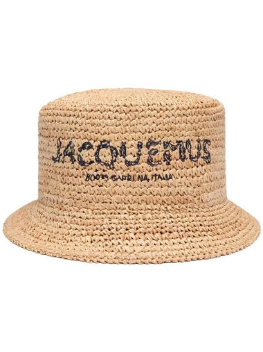 Jacquemus Le Bob Peach Bucket Hat - JACQUEMUS - BALAAN 1