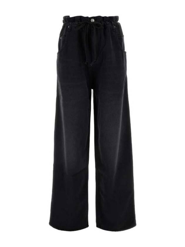 Denim Straight Pants PA0277FAB1H07I 02FK BLACK - ISABEL MARANT - BALAAN 1