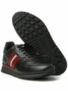 Men's Astel Leather Low Top Sneakers Black - BALLY - BALAAN 6