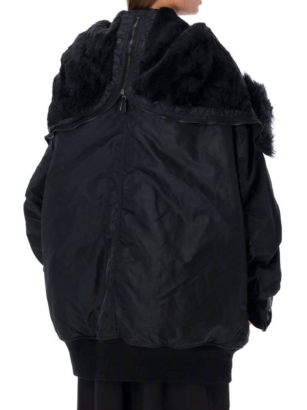 Junya Watanabe Oversized Bomber Jacket With Faux Fur Collar - JUNYA WATANABE - BALAAN 2