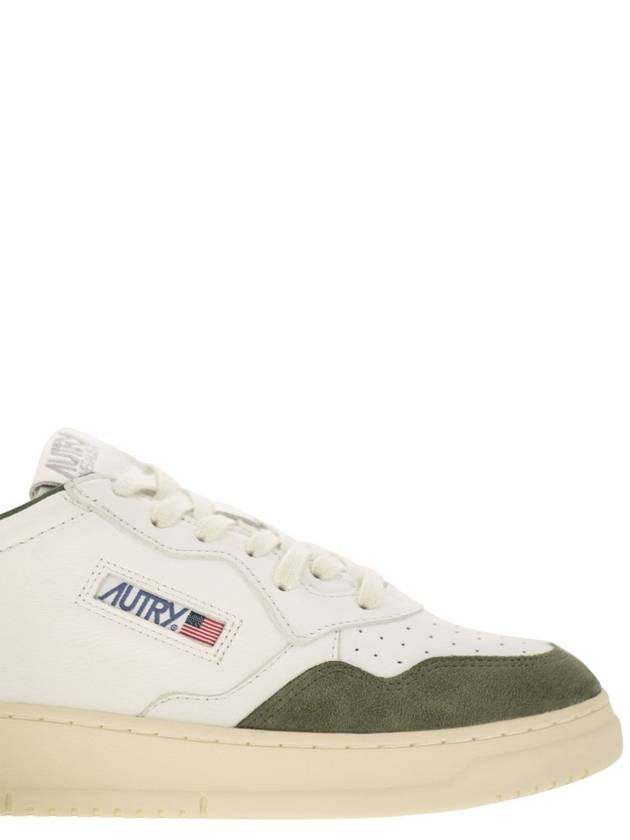 MEDALIST LOW - Sneakers in goatskin and suede - AUTRY - BALAAN 6