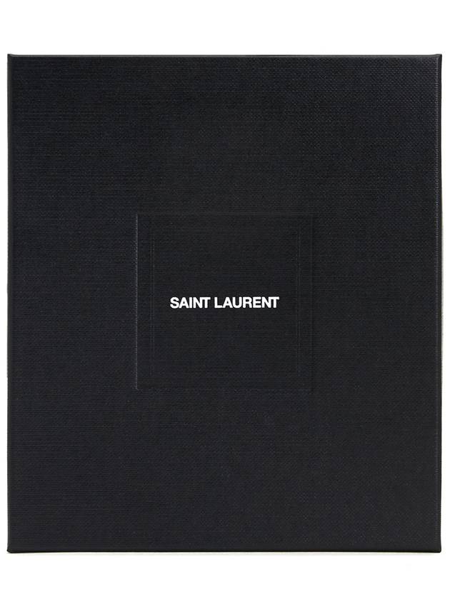 East/West Wallet In Smooth Leather Black - SAINT LAURENT - BALAAN 9