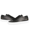 Achilles White Sole Low Top Sneakers Black - COMMON PROJECTS - BALAAN 2