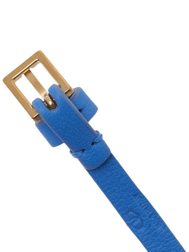 V Logo Signature Bracelet Blue - VALENTINO - BALAAN 10