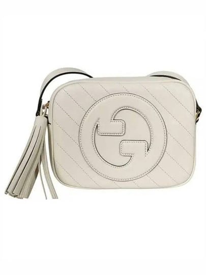 Blondie Small Leather Shoulder Bag White - GUCCI - BALAAN 2