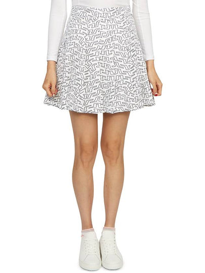 Women's Adina Print Skirt White - J.LINDEBERG - BALAAN 2