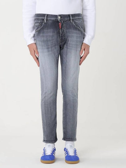 Proper Wash Skater Straight Jeans Grey - DSQUARED2 - BALAAN 2