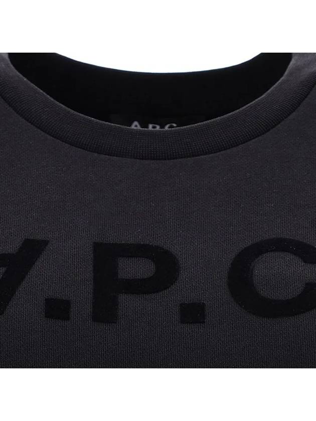 VPC Logo Sweatshirt Black - A.P.C. - BALAAN 5