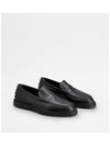 Men's Leather Penny Loafers Black - TOD'S - BALAAN 4