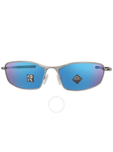 Oakley Whisker Prizm Sapphire Polarized Rectangular Men's Sunglasses OO4141 414104 60 - OAKLEY - BALAAN 1