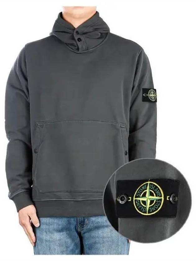 Men s wappen hood sweatshirt 271584 - STONE ISLAND - BALAAN 1