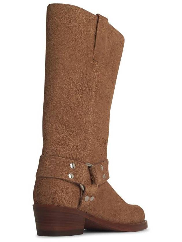 Paris Texas 'Roxy' Beige Suede Boots - PARIS TEXAS - BALAAN 3