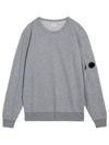 Light Fleece Sweatshirt Grey Melange - CP COMPANY - BALAAN 2