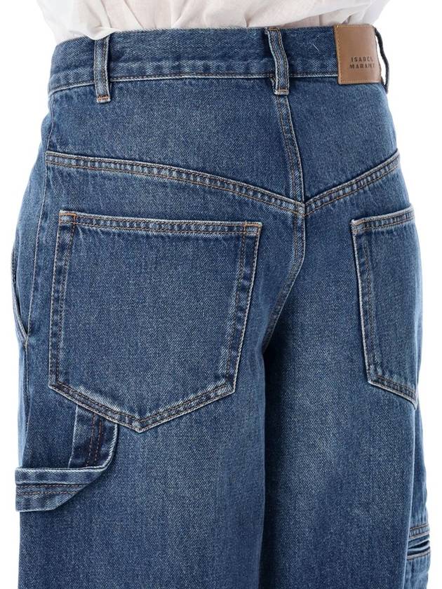 Solene Wide Jean Blue - ISABEL MARANT ETOILE - BALAAN 4