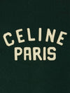 Paris Logo Patch Wool Cardigan Forest - CELINE - BALAAN 8