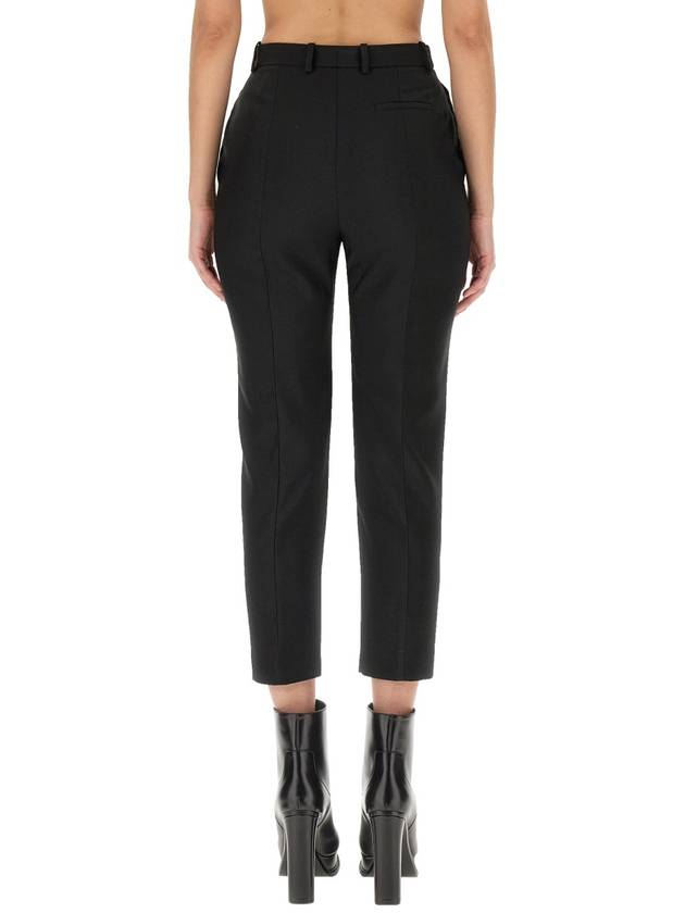 straight pants black - ALEXANDER MCQUEEN - BALAAN 4