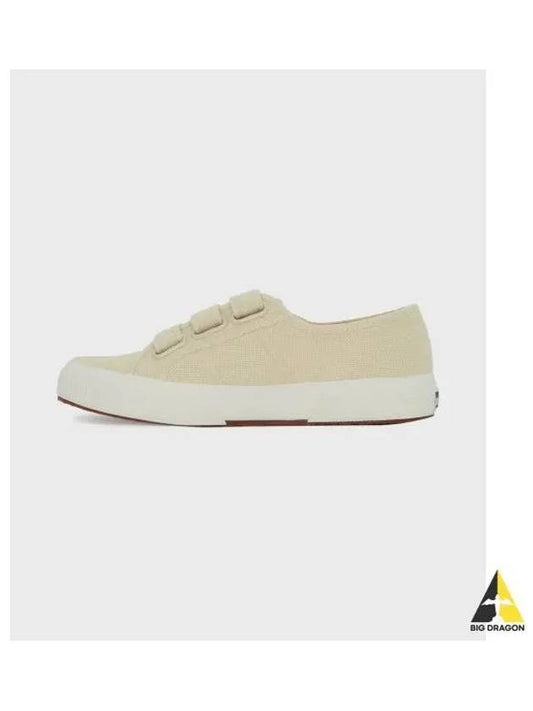 Superga 2750 Cotou Velcro Beige Eggshell - SUPERGA - BALAAN 1