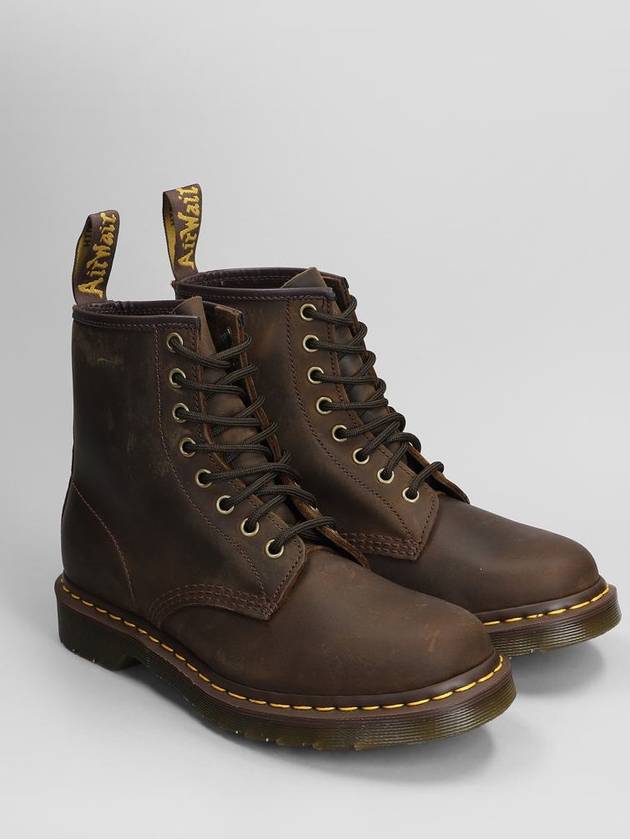 1460 Crazy Horse Leather Worker Boots Brown - DR. MARTENS - BALAAN 3