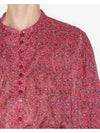 Salika Blouse Red - ISABEL MARANT - BALAAN 4