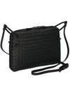 Nodini Intrecciato Cross Bag Black - BOTTEGA VENETA - BALAAN 3