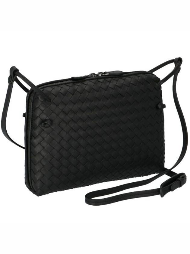 Nodini Intrecciato Cross Bag Black - BOTTEGA VENETA - BALAAN 3