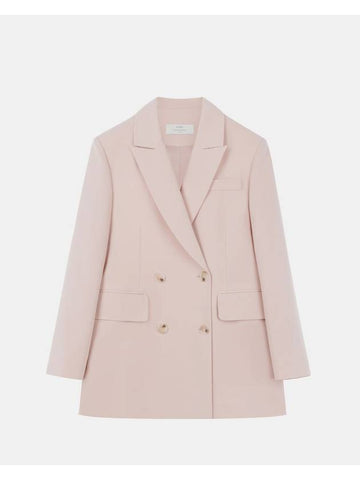 Colin Office Setup Double Button Flap Pocket Jacket Powder Pink COLIN29PP - RAMUSTUDIO - BALAAN 1