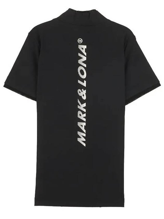 Ace Women's Mock Neck TShirt Black MLW 3B AA03 - MARK & LONA - BALAAN 2