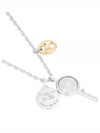 Cannage Pendants Necklace Silver - DIOR - BALAAN 2