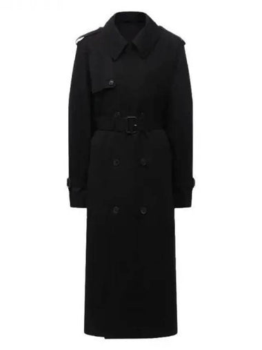 Double breasted epaulette trench coat 270193 - WARDROBE.NYC - BALAAN 1