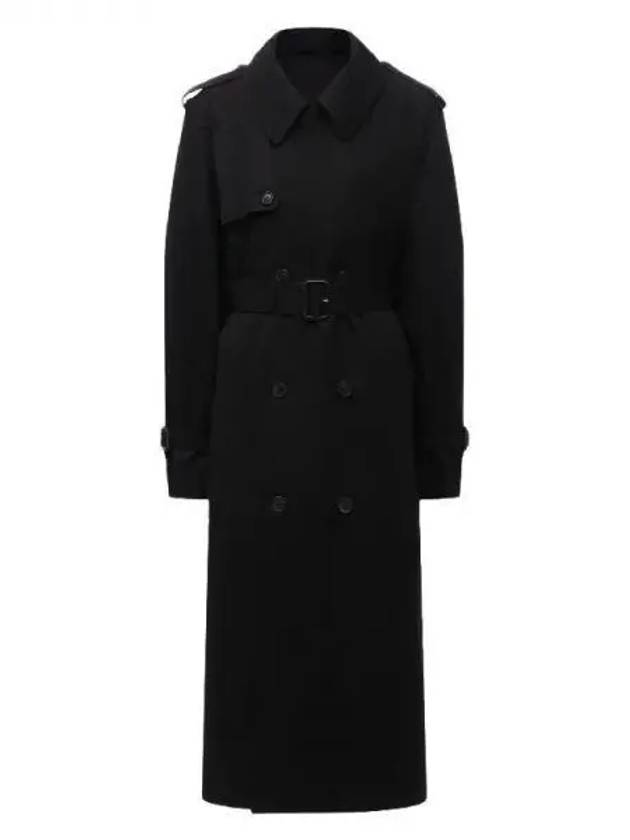 Double breasted epaulette trench coat 270011 - WARDROBE.NYC - BALAAN 1