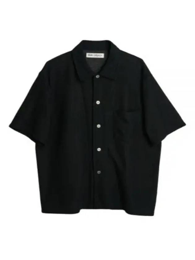 Box Boucle Short Sleeve Shirt Black - OUR LEGACY - BALAAN 2