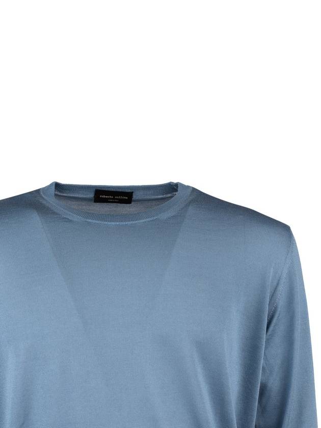 Roberto Collina Silk Denim Sweater - ROBERTO COLLINA - BALAAN 3