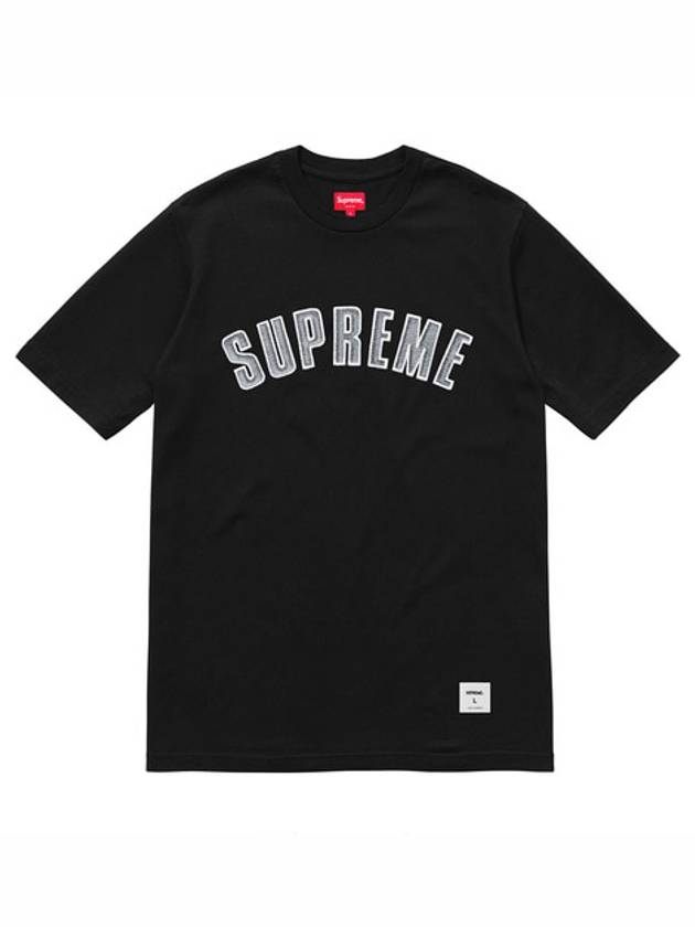 18FW Printed Arc S S Top Black PRINTED ARC S S TOP - SUPREME - BALAAN 1