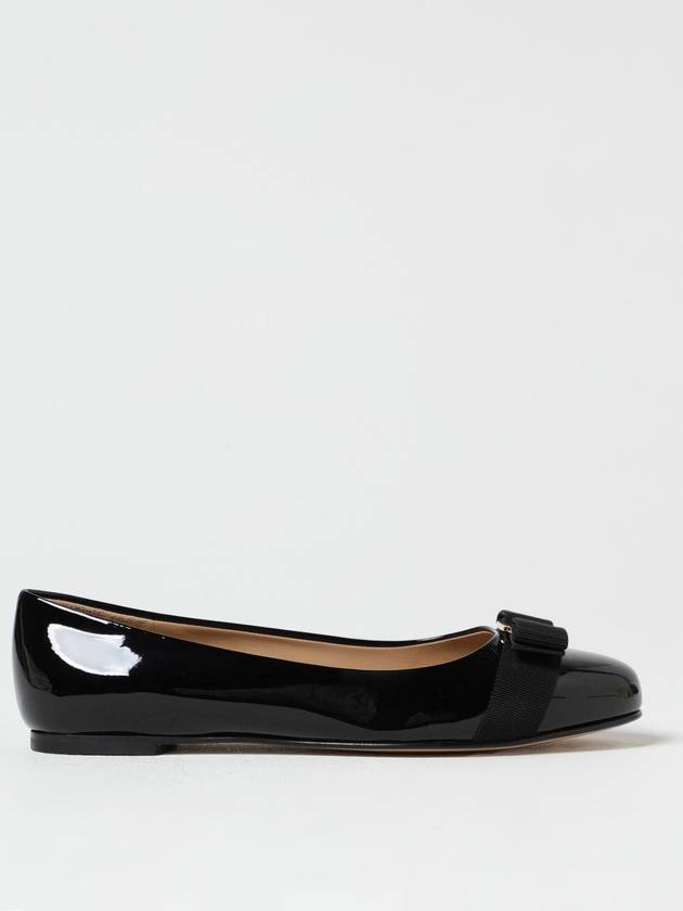 Women’s Varina Bellet Flats Black - SALVATORE FERRAGAMO - BALAAN 2