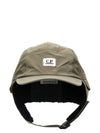 Chrome R Logo Patch Earflap Ball Cap Beige - CP COMPANY - BALAAN 1