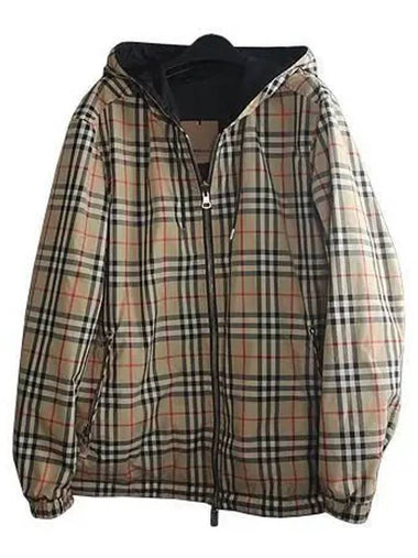 8027097 Archive Beige Black Reversible Check Jacket 100 105 - BURBERRY - BALAAN 1