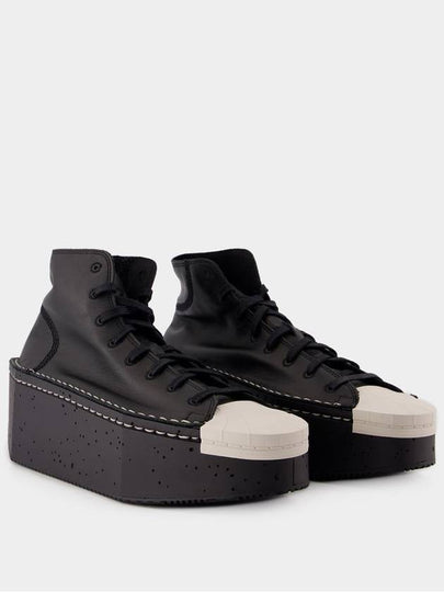 Kyasu Hi Sneakers - Y-3 - Leather - Black - Y-3 - BALAAN 2