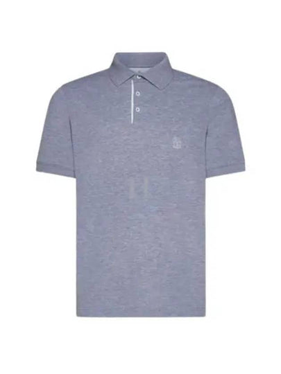 Logo Cotton Polo Shirt Grey - BRUNELLO CUCINELLI - BALAAN 2