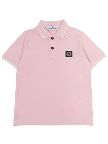 Kids collar short sleeve t shirt 801621348 V0080 8A - STONE ISLAND - BALAAN 1