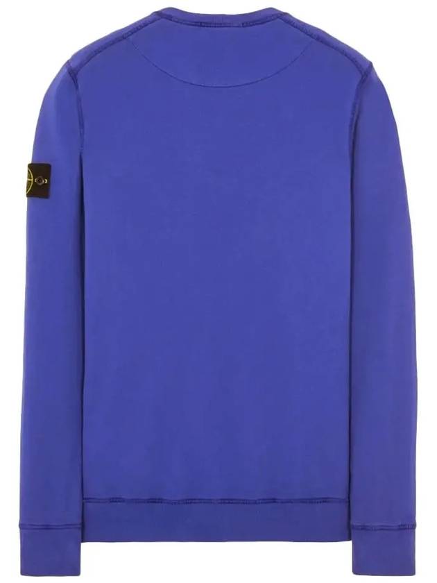 Wappen Patch Crewneck Sweatshirt Blue - STONE ISLAND - BALAAN 4